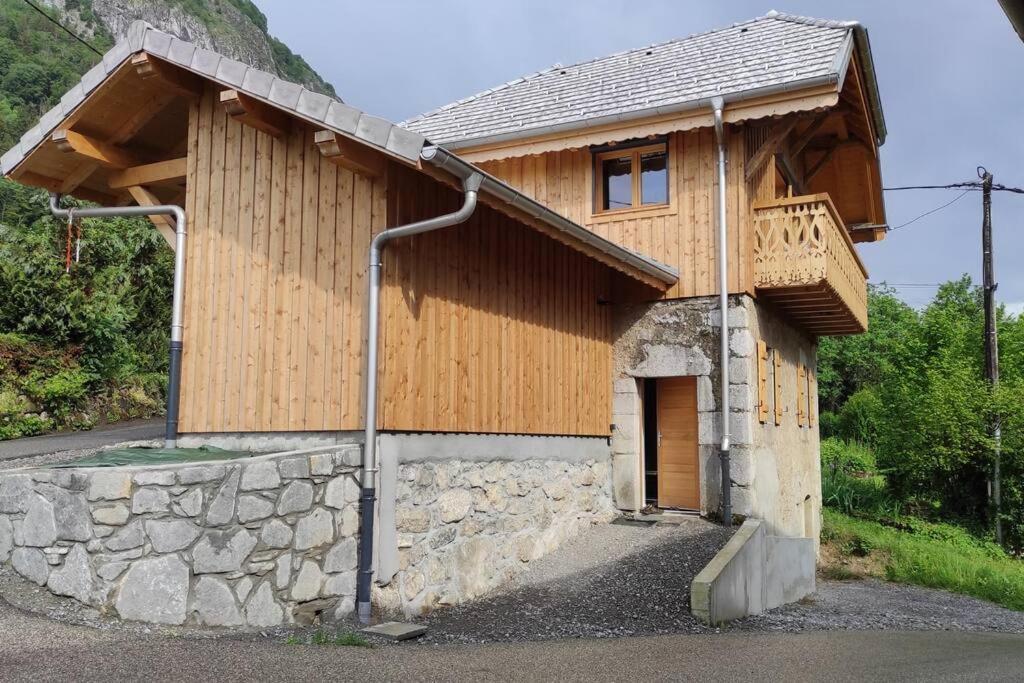 L'Echappee Belle En Montagne - Site Location-Chalet Mieussy Экстерьер фото